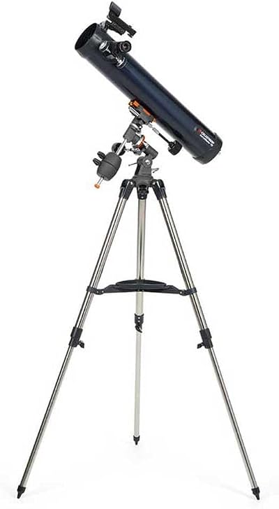 Celestron AstroMaster 76EQ Newtonian Reflector Telescope with Tripod Two