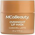 MCoBeauty Overnight Lip Mask - Caramel Latte, Ultra-Hydrating Lip Balm & Mask, Vegan, Cruelty Free Cosmetics