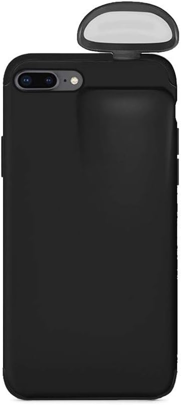 Dearpriass 2-in-1 Phone case for iPhone 7 Plus/8 Plus and for AirPods Wireless Headphones, Ultra-Thin Rubber-Protected Phone case Cover