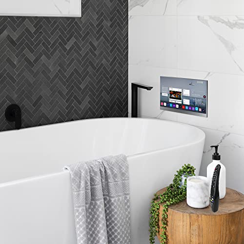 Soulaca 22 Inch Smart LED Bathroom Mirror TV,WebOS 1080P Waterproof with Wi-Fi and Bluetooth Built-in Speaker 2026