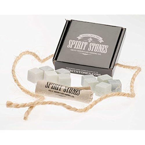 Spirit Stones Pure Soapstone Whiskey Ice Rock Stone, Set of 10 Home & Kitchen, Kitchen & Dining, Kitchen Utensils & Gadgets, Bar & Wine Tools