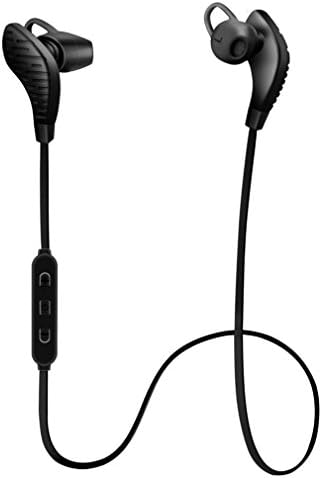 Bluetooth Headphones,EarTime Lightweight Wireless V4.1 Sport Stereo In-Ear Noise Cancelling Earphone for iPhone 7 Samsung Galaxy S7 LG and Android Phones (Black)