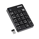 KMASHI Keypad 18 Keys Wireless Numeric Mini Keyboard Numpad 2.4G USB Number Pad
