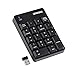 KMASHI Keypad 18 Keys Wireless Numeric Mini Keyboard Numpad 2.4G USB Number Pad