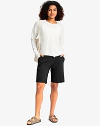 G Gradual Women's Bermuda Long Shorts with Pockets