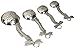 Ganz 4-Piece Set, Dragonflies Measuring Spoon, One Size, silver