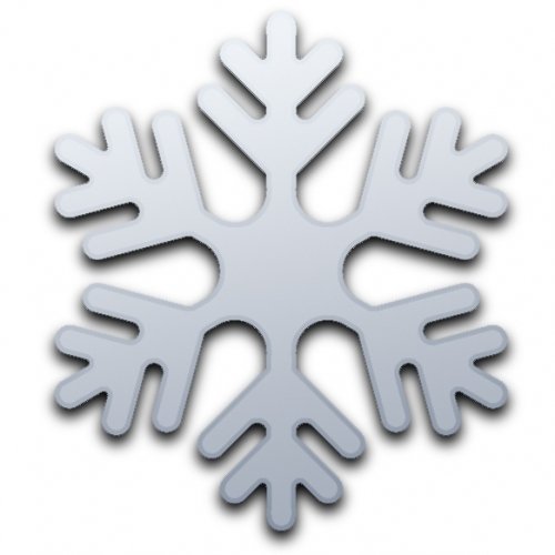 Super Cool Creations Snowflake Mirrors Ice - 45cm x 45cm