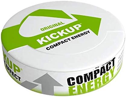 KickUp Original Nicotine Free Snus, Snuff Compact Energy.