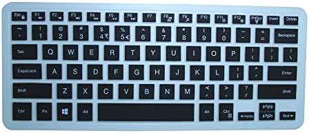 AutoLive Keyboard Skin Protector Cover for Dell XPS 15-9550, Precision 15-5510 M5510, Inspiron 13-5368/7368, Inspiron 15-7568 14-3452 US Layout (Black)