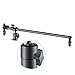 Neewer Photo Studio Telescopic Reflector Holder - Extendable Boom Arm 360 Degree Swivel with Adjustable Length 27.9-47.2 inches/0.71-1.2 meters for Product and Portrait Photography