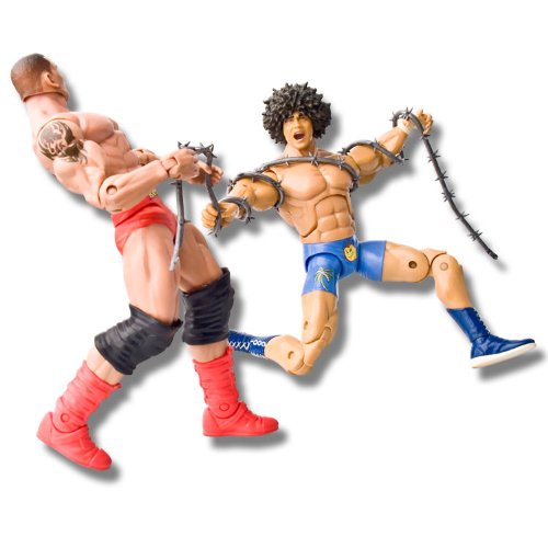 12 Piece Silver Barbed Wire Sections for WWE Wrestling figures