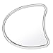Amazicha Chrome Fairing Mount Mirrors for Harley Davidson Street Glide FLHX Electra Glide FLHT FLHTK FLHTCU 1996-2013