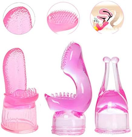 Handheld Mini Massage Wand Head Hood Attachments Massage Tools Accessories(3 Pcs/Set)