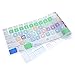 HRH for iMac G6 MB110LL/B MB110LL/A A1243 Keyboard with Numeric Keypad NumberPad Print:Final Cut Pro X Functional Shortcuts Hot Keys Design Silicone Keyboard Skin Cover [US/EU Layout]