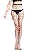 Senchanting Women Hot Chic Vintage Black Big Cross Fishnet Tights Seamless Nylon Large Mesh Stockings Pantyhose(X-Large Hole)