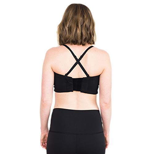 Simple Wishes DLITE Hands Free Breastpump Bra (Black, Large (Pack of 1)) - Thumbnail 5