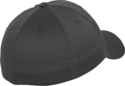 Yupoong Flexfit Wooly 6-Panel Cap, Dark Grey, L/Xl