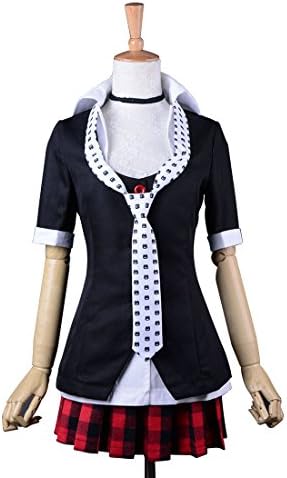 COSJP Danganronpa Junko Enoshima Cosplay Costume Japanese Girls Short Skirt School Uniforms (X-Large, A)