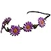 Polytree 8pcs Women's Fashion Boho Flower Headband Hairband