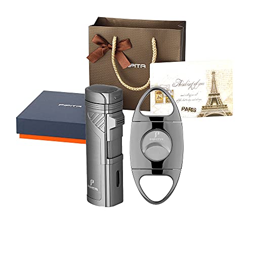 Set( Lighter + Cigar Cutter)