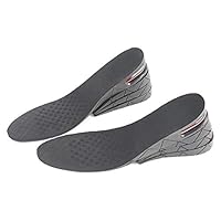 YUIOP Height Increase Insole Invisible Increased Heel, Shoe Inserts Full Length Breathable Comfort, Height Adjustable for Men and Women Application 35-44 Size Can Be Cut