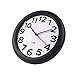 HIPPIH Silent Wall Clock - 10 Inch Battery Operated Round Clock - Easy to Read for Home/Office/School,2 Pack