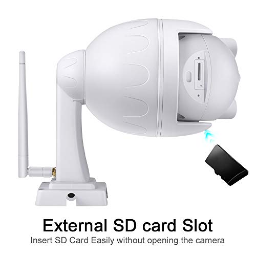 Ctronics PTZ WiFi Camera Outdoor,1080P Security IP Camera,Pan Tilt Zoom( 4 X Optical Zoom) Dome Camera,Motion Detection,165feet Night vision,Waterproof IP65,Micro SD card Up to 128GB(not included) - Thumbnail 7