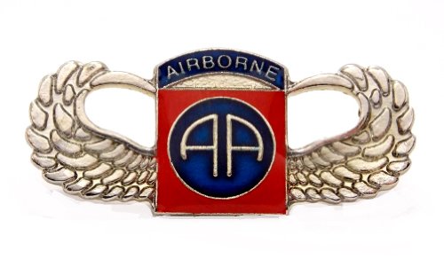 US Army 82nd Airborne Division Wings Lapel Hat Pin Gift Military PPM049