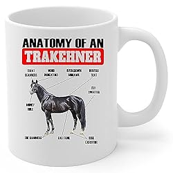 Lovesout Funny Black Trakehner Horse Anatomy Chart