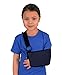 Mars Wellness Pediatric Kids Medical Shoulder and Arm Sling - Adjustable Neck Sling for Kids - Thumb Loop for Added Support - Blue