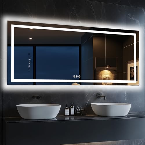 Antok LED Bathroom Mirror with Lights