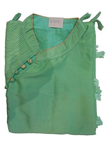 Smsaree Stylish & Designer Premium Quality Ethnic Silk Kurti For Women (Green)