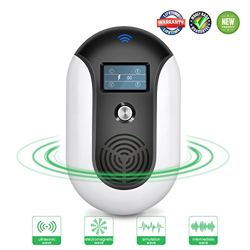 Ultrasonic Pest Repeller Electronic Pest Repellant Plug in Ultrasound Pest Control Indoor Outdoor Smart Bug Repellent for Mosquito,Flea,Rodent,Cockroach,Mouse,Squirrel, Wasp,Fly,Rat Sonic Sound Ultrasonic Pest Repeller Electronic Pest Repellant Plug in Ultrasound Pest Control Indoor Outdoor Smart Bug Repellent for Mosquito,Flea,Rodent,Cockroach,Mouse,Squirrel, Wasp,Fly,Rat Sonic Sound