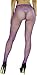 ToBeInStyle Women’s Sexy Vibrant Fine Classic Fishnet Full Footed Pantyhose - Purple - One Size Regular