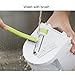 Spiralizer Vegetable Slicer, HuTools Zucchini Spaghetti Maker, Built-in 4-in-1 Blades Zoodle Maker, Veggie Spiralizer with Strong Suction Cup, Zoodler Spiralizer with Cleaning Brush