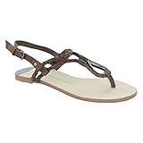 Dolce Vita Women's Dixin Sandals Brown Leather
