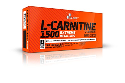 Olimp L-Carnitine 1500 Extreme Mega Caps, 1000mg, 120 Capsules