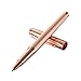 nekigoen Rollerball Pen for Men Women Luxury Metal Executive Pens Home Office Use with 2 Extra Refills Black Ink 0.7mm G2(rose gold)
