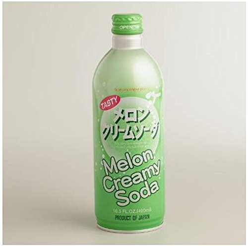 Ramune Melon Cream Soda 2- 16.5oz Bottles