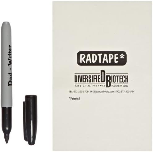 DIVERSIFIED BIOTECHRAD-10 Radtape, 4" Width x 6" Length (Pack of 10)