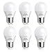 Ambimall A15 Bulb LED 60Watts Equivalent, G45 7Watt Appliance Light Bulb, Warm White 2700K 700 Lumens, LED Refrigerator Light Bulb with E26 Medium Base Non-Dimmable, Perfect for Ceiling Fan(6 Pack)