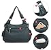 Scarleton Purses for Women Large Hobo Bags Washed Vegan Leather Shoulder Bag Satchel Tote Top Handle Handbags, H129207, Blue