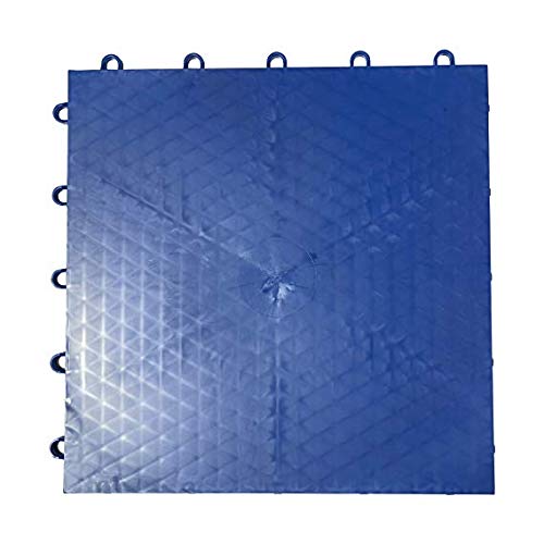Photo 1 of InOut Flooring 15 Blue Tiles - High Durability Colored Flooring Tiles - Interlocking versatile training surface - roller skate Indoor&Outdoor, dance floor tiles, basketball tiles, multi sports floor