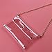 Tinksky Clutch Shoulder Bag Crossbody Bag with Chain Strap Handbag Purse, gift for Women (Transparent Color)