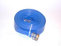 JGB Enterprises Eagle Hose Eagleflo Eagle PVC Discharge Hose Assembly, Blue, 1.5