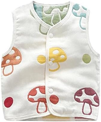 luyusbaby Baby Cotton Warm Vests Unisex Infant to Toddler Colorful Waistcoat