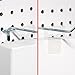 Hanging Display Tabs with Large Adhesive, Slot Hole Peel and Stick Plastic Hang Tabs for Retail, 500 Pieces