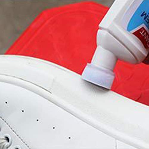 Monllack 100ML Portable Size Magic Refreshed White Shoe Cleaner Cream Professional Shoes Clean Decontamination Supplies Tools