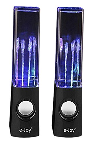 e-joy e-Joy Black Water Dancing Speaker and Dancing Water Speakers Music Box Speakers Audio Player