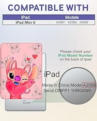 Trendy Fan for iPad Mini 6 Case 8.3 Inch 2021 Cute